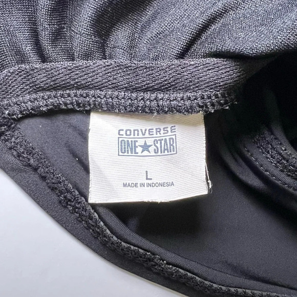 🌻Converse Tankini Top *ONLY* w/ Turquoise Stone-like Detailing on Neck Ties sz L - Picture 7 of 7